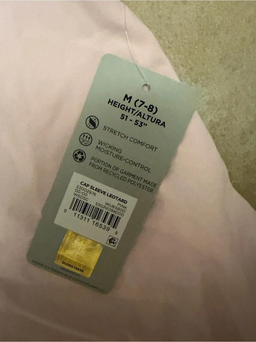 Danskin light pink